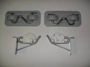 Rubber Snap Davit Kit Transom Mount Grey Pads