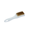 Small Plastic Utility Brush with Brass Bristles
