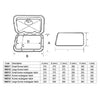 KROME Deck Hatches by Lalizas