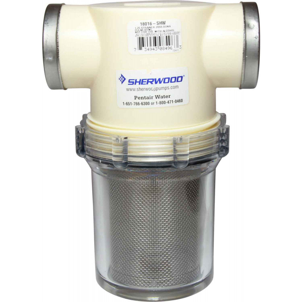 Sherwood Raw Water Strainer (20 Mesh / 1-1/4" NPT)  401706 - ChasNewensMarine
