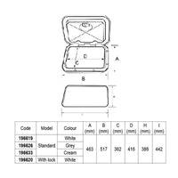 CLASSIC Deck Hatches (463 x 517mm) by Lalizas