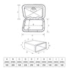Storage Hatches for VHF/RadioCD by Lalizas