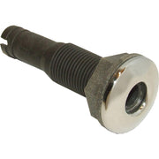 Seaflow Plastic Skin Fitting with Stainless Steel Cap (16mm Hose Tail)  403722 - ChasNewensMarine
