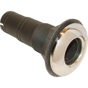 Seaflow Skin Fitting with Stainless Steel Cap (29mm, 32mm Hose Tail)  403725 - ChasNewensMarine