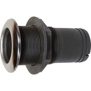 Seaflow Plastic Skin Fitting with Stainless Steel Cap (51mm Hose Tail)  403727 - ChasNewensMarine