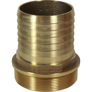 Maestrini Brass Straight Hose Tail (3" BSP Male to 80mm Hose)
