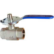 Maestrini Brass Ball Valve with Safety Lock (1" BSP Female)