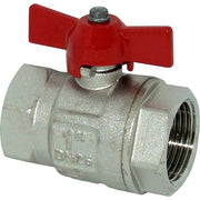 Maestrini Brass Tee Handle Ball Valve (1" BSP Female)