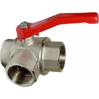 Maestrini Brass Full Bore L Port Valve (1-1/2