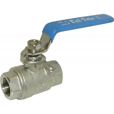 Seaflow Stainless Steel Ball Valve (Female Each End / 1/2