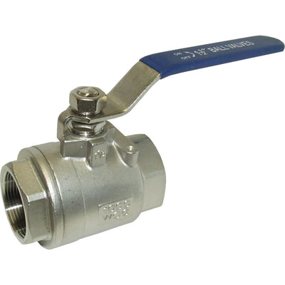 Seaflow Stainless Steel Ball Valve (Female Each End / 1-1/2