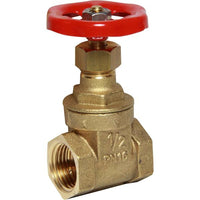 Maestrini Brass Gate Valve with Brass Body (1/2" BSP Female)