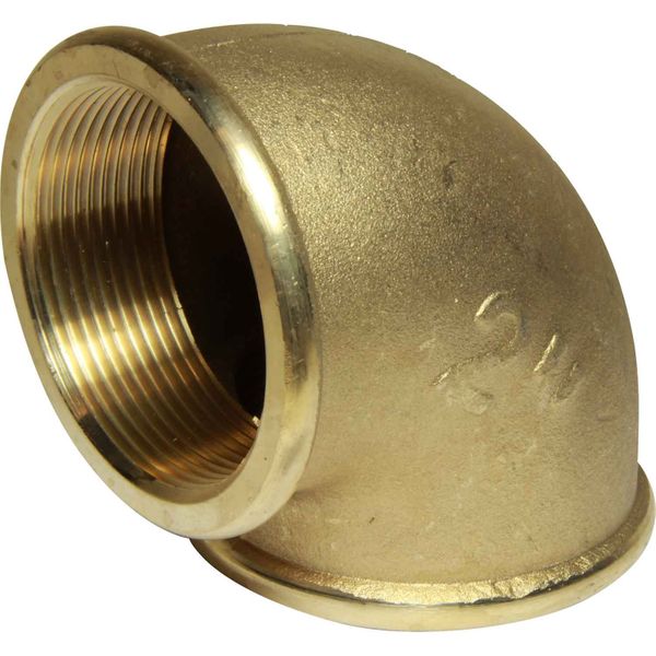 Maestrini Brass Compact 90 Degree Elbow (Female Ports / 2" BSP)  407008