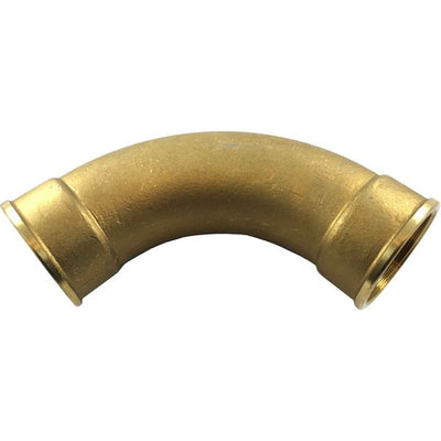 Maestrini Brass Swept 90 Degree Elbow (Female Ports / 2