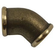 Maestrini Brass Compact 45 Degree Elbow (Female Ports / 1/4" BSP)  407081