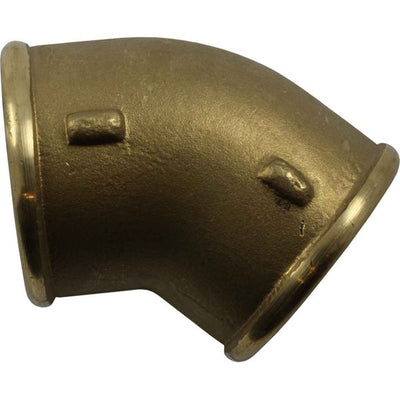 Maestrini Brass Compact 45 Degree Elbow (Female Ports / 1-1/4
