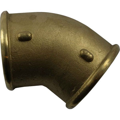 Maestrini Brass Compact 45 Degree Elbow (Female Ports / 1-1/2