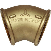 Maestrini Brass Compact 45 Degree Elbow (2-1/2" BSP Female)