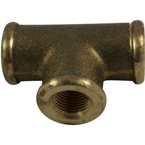 Maestrini Brass Equal Tee Fitting (1/8" BSP Female)