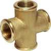 Maestrini Brass Equal Cross Fitting (1/2" BSP Female)