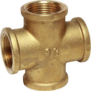 Maestrini Brass Equal Cross Fitting (3/4" BSP Female)