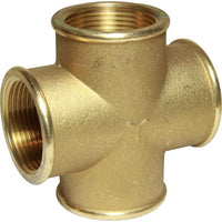 Maestrini Brass Equal Cross Fitting (1-1/4" BSP Female)