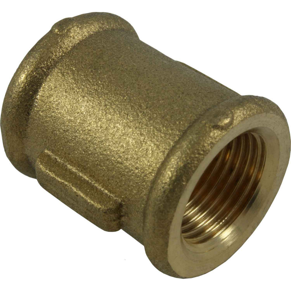 Maestrini Brass Equal Socket (Female Ports / 3/8" BSP)  407202 - ChasNewensMarine