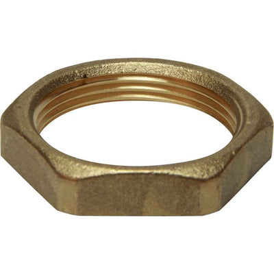 Maestrini Brass Hexagonal Lock Nut (1-1/2
