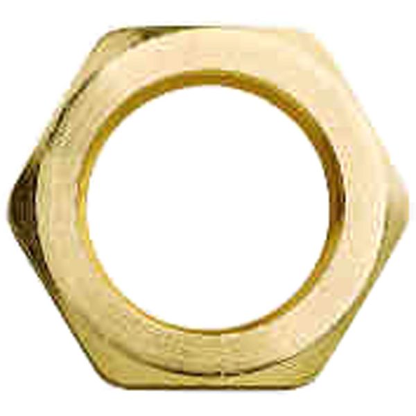 Maestrini Brass Hexagonal Lock Nut (Heavy Duty / 2" BSP Female)