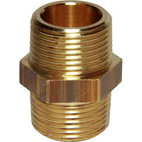 Maestrini Brass Equal Nipple (3/4" BSP Male)