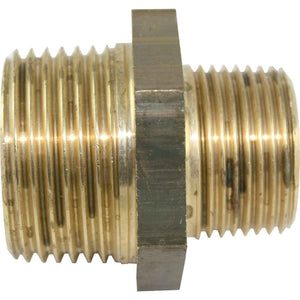 Maestrini Brass Reducing Nipple (1" BSP Male to 3/4" BSP Male)  407624