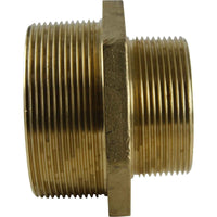 Maestrini Brass Reducing Nipple (3" BSP Male to 2-1/2" BSP Male)  407629 - ChasNewensMarine