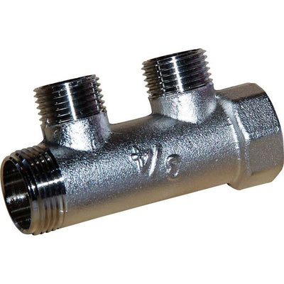 Maestrini Brass Male Pipe Manifold (3/4