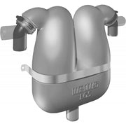 Vetus Exhaust Gas and Water Separator (40mm Exhaust, 38mm Water Drain)  410420