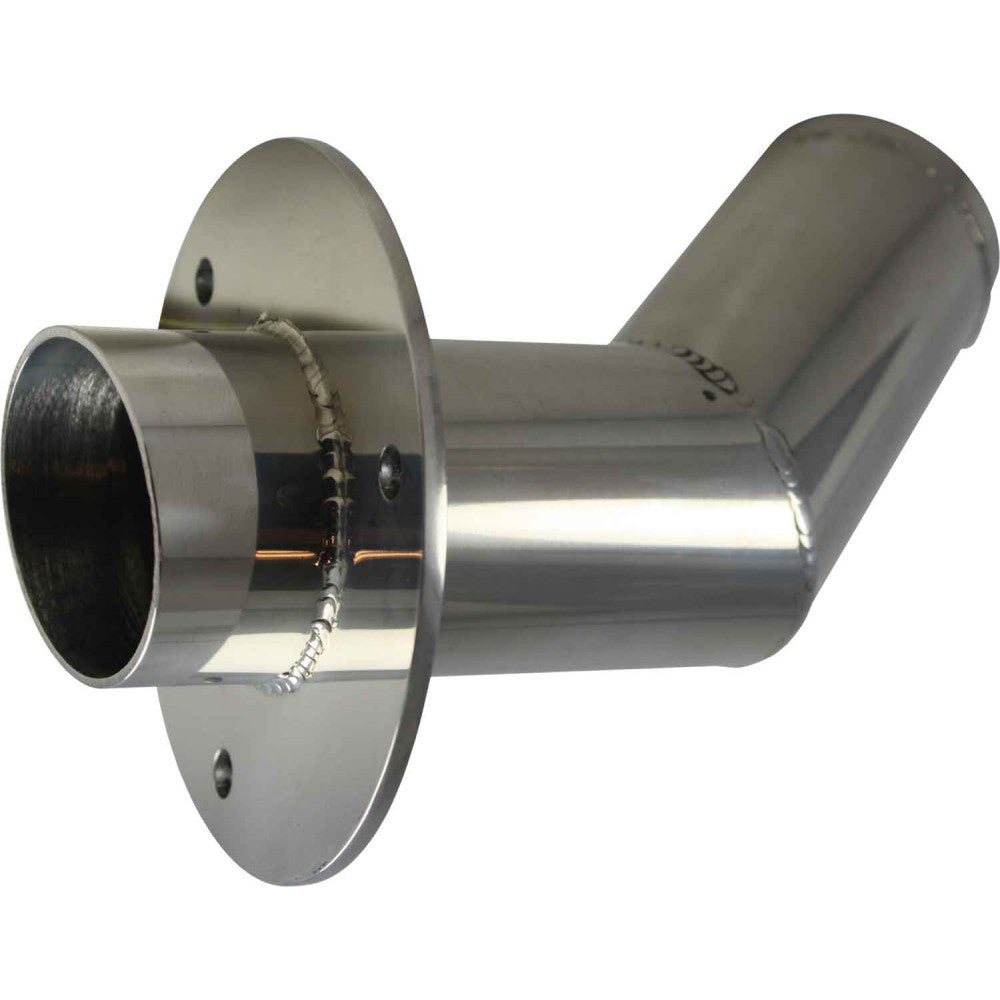 Seaflow Stainless Steel 45 Degree Exhaust Outlet (45mm ID Hose)  411671