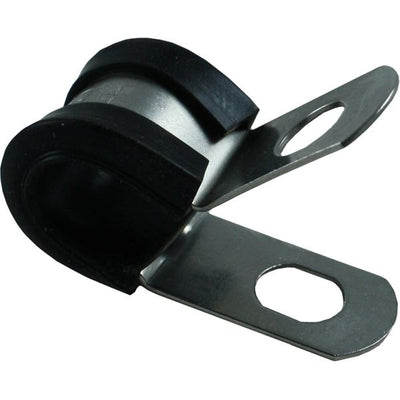 Seaflow Stainless Steel Rubber Lined P Clips (8mm / Pack of 10)  413758