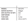 S500 Sahara Shower Sump System 12V (Boxed)