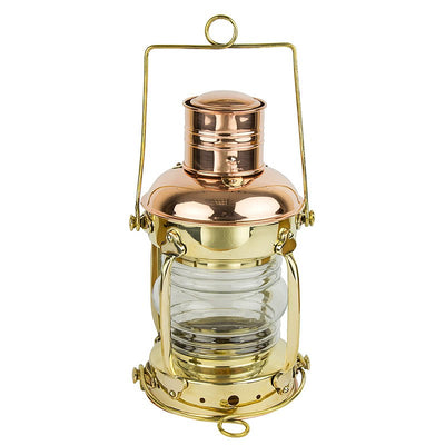 Brass & Copper Anchor Oil or Electric  Lamp