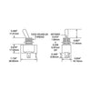 WeatherDeck® Toggle Switch SPDT - (ON)-OFF-(ON)