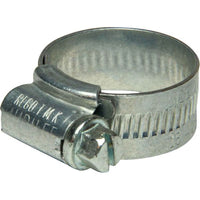 Jubilee Hose Clip 18-25mm Zinc Plated Mild Steel Size 0XMS - 0XMS