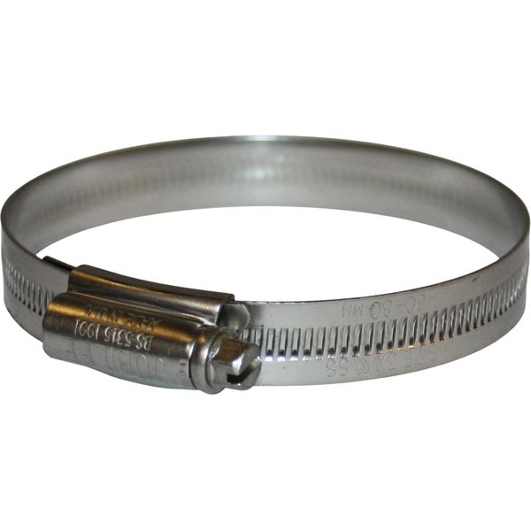 Jubilee Hose Clip 60-80mm Zinc Plated Mild Steel Size 3XMS