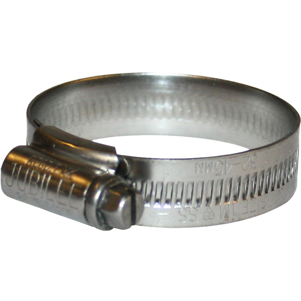 Jubilee Stainless Steel 304 Hose Clip (32mm - 45mm Hose Diameter)  416108 - ChasNewensMarine