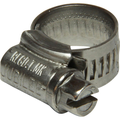Jubilee Stainless Steel 316 Hose Clip (9.5mm - 12mm Hose Diameter)  416200