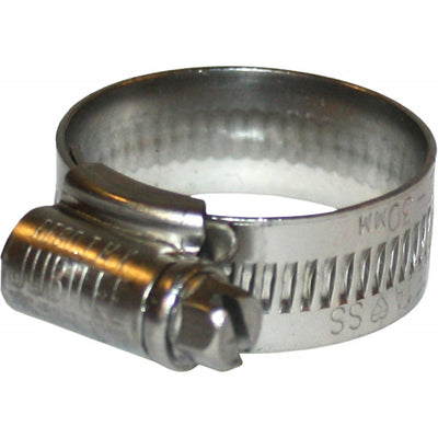 Jubilee Stainless Steel 316 Hose Clip (22mm - 30mm Hose Diameter)  416205