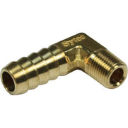 Seaflow Brass 90 Degree Hose Tail (1/8" NPT Male to 10mm Hose)  418105