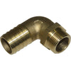 Maestrini Brass 90 Degree Hose Tail (3/4" BSP Male to 25mm Hose)