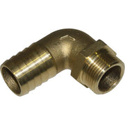 Maestrini Brass 90 Degree Hose Tail (3/4" BSP Male to 25mm Hose)