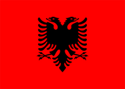 Albania Courtesy Flag 30 x 45cm