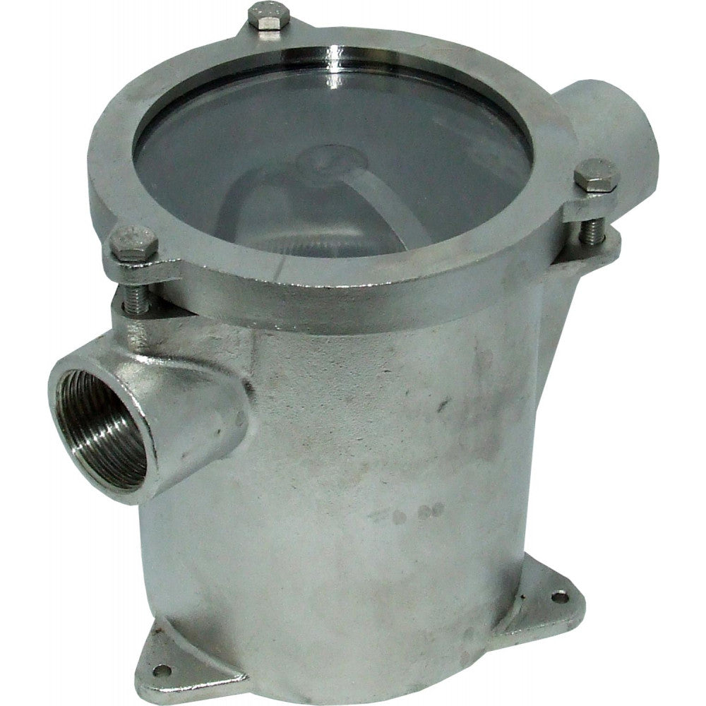Osculati Base Mounted Stainless Steel 316 Water Strainer (1" BSP)  422005