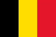 Belgium Courtesy Flag 30 x 45cm